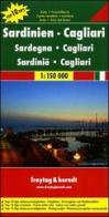 Sardegna, Cagliari 1:150.000. Carta stradale e turistica. Ediz. multilingue edito da Freytag & Berndt