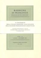 Il contributo della «Scuola padovana» allo sviluppo delle scienze pedagogiche e didattiche edito da Fabrizio Serra Editore