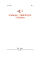 Atti del sodalizio glottologico milanese. Nuova serie (2015) vol.10 edito da Edizioni dell'Orso