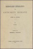 Dizionario epigrafico di antichità romane vol.2.3 di Ettore De Ruggiero edito da L'Erma di Bretschneider