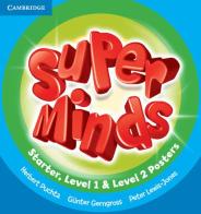 Super Minds. Level Starter Level 1 Level 2 Posters (15) di Herbert Puchta, Günter Gerngross edito da Cambridge University Press