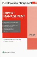 Export management di G. Andrea Oberegelsbacher edito da Ipsoa