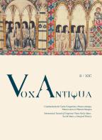 Vox antiqua. Commentaria de cantu gregoriano, musica antiqua, musica sacra et historia liturgica (2017) vol.2 edito da Vox Antiqua