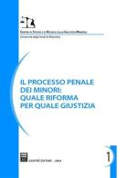 Il processo penale dei minori: quale riforma per quale giustizia. Atti del Convegno (Macerata, 4-5 luglio 2003) edito da Giuffrè