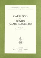 Catalogo del Fondo Alain Daniélou edito da Olschki
