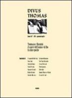 Divus Thomas (2011) vol.1 edito da ESD-Edizioni Studio Domenicano