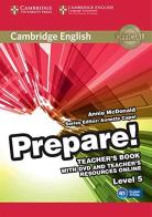 Cambridge English Prepare! 5. Teacher's book. Per le Scuole superiori. Con espansione online. Con DVD-ROM di Annette Capel, Niki Joseph edito da Cambridge University Press