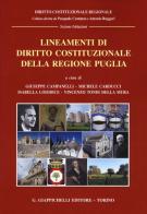 Lineamenti di diritto costituzionale della regione Puglia edito da Giappichelli