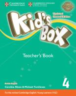 Kid's box. Level 4. Teacher's book. British English. Per la Scuola elementare di Caroline Nixon, Michael Tomlinson edito da Cambridge