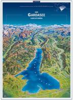 Cartina n. 373. Lago di Garda. Ediz. multilingue edito da Kompass