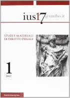Ius17@unibo.it (2012) vol.1 edito da Bononia University Press