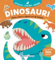 Dinosauri. Gioca, colora e impara con gli sticker. Ediz. a colori di Bonui Lee edito da Edizioni del Borgo
