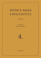 Studi e saggi linguistica (2013). Ediz. italiana e inglese vol.2 edito da Edizioni ETS