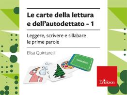 Le carte della lettura e dell'autodettato. Leggere, sillabare e scrivere le prime parole vol. 1 di Elisa Quintarelli edito da Erickson