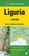 Liguria 1:200.000. Carta stradale e turistica. Ediz. multilingue edito da Touring