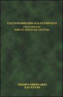 Leccionario bíblico-patrístico. Ciclo bienal para el oficio de lectura vol.7 edito da Chirico