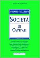 Prontuario delle società di capitali di Cinzia De Stefanis edito da Buffetti