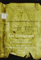 San Gimignano. Fonti e documenti per la storia del Comune vol.1 edito da Olschki