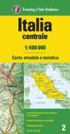 Italia centrale 1:400.000. Carta stradale e turistica edito da Touring