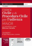Codice civile e di procedura civile per l'udienza. Ediz. minor. Con QR-Code edito da Edizioni Giuridiche Simone