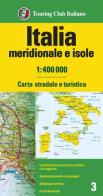 Italia meridionale e isole 1:400.000. Carta stradale e turistica edito da Touring