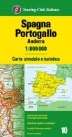 Spagna, Portogallo, Andorra 1:800.000. Carta stradale e turistica edito da Touring