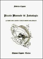 Piccolo manuale di astrologia di Federico Capone edito da Edizioni Federico Capone