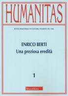 Humanitas (2023) vol.1 edito da Morcelliana