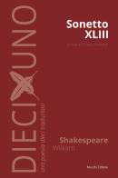 Sonetto XLIII di William Shakespeare edito da Mucchi Editore