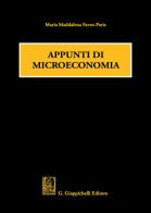 Appunti di microeconomia di Maria Maddalena Favro Paris edito da Giappichelli