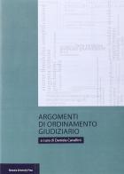 Argomenti di ordinamento giudiziario edito da Bononia University Press