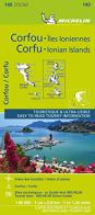 Carta 11140 Corfù e le isole ionie edito da Michelin Italiana