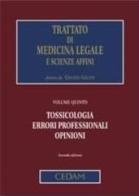 Trattato di medicina legale e scienze affini. Con DVD vol.5 edito da CEDAM