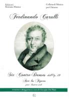 Six Contre-Danses dall'op.49. Avec les figures. Per due chitarre e danza. Spartito di Ferdinando Carulli edito da EROM Edizioni Romana Musica