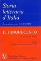 Storia letteraria d'Italia. Il Cinquecento edito da Piccin-Nuova Libraria