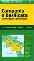 Campania e Basilicata 1:200.000 edito da Touring