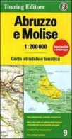 Abruzzo, Molise 1:200.000 edito da Touring