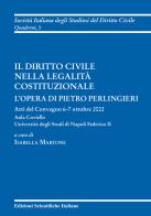 Il diritto civile nella legalità costituzionale di Isabella Martone edito da Edizioni Scientifiche Italiane