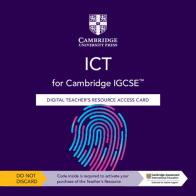 Cambridge IGCSE. ICT. Teacher's resource access card. Per le Scuole superiori. Con espansione online edito da Cambridge