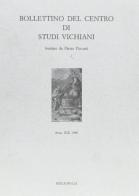 Bollettino del Centro di studi vichiani (1989) vol.19 edito da Bibliopolis