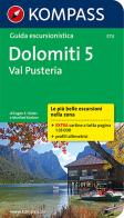 Guida escursionistica n. 5711. Dolomiti 5. Val Pusteria di Eugen E. Hüsler, Manfred Kostner edito da Kompass