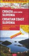 Croazia costa e centro, Slovenia 1:300.000. Ediz. multilingue edito da Marco Polo
