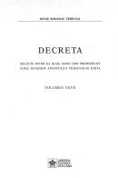 Decreta. Selecta inter ae quae anno 2009 prodierunt cura eiusdem apostolici tribunalis edita vol.27 edito da Libreria Editrice Vaticana