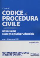 Codice di procedura civile. Ultimissima rassegna giurisprudenziale. Novembre 2016. Con Contenuto digitale per download e accesso on line di Giovanna Spirito edito da Neldiritto Editore