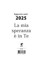 La mia speranza è in te. Aggiunta libro canti 2025 edito da Edizioni RnS
