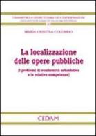 La localizzazione delle opere pubbliche di Maria Cristina Colombo edito da CEDAM