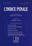L' indice penale (2017) vol.3 edito da Dike Giuridica