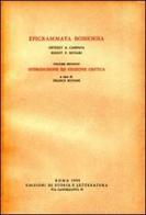 Epigrammata Bobiensia vol.2 edito da Storia e Letteratura