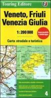 Veneto, Friuli Venezia Giulia 1:200.000 edito da Touring