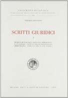 Scritti giuridici vol.1 di Vittorio Ottaviano edito da Giuffrè